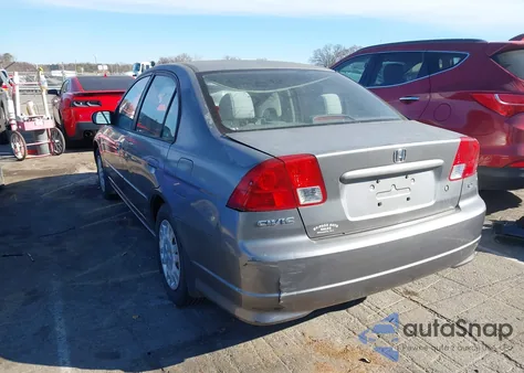 2005 Honda Civic Lx from USA, damaged, VIN 2HGES16635H545695